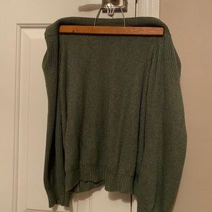 OFF THE SHOULDER SWEATER